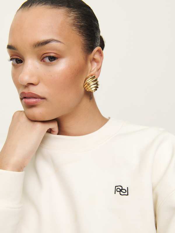 Emma Classic Crewneck Sweatshirt - Black Logo